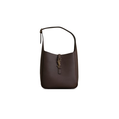 YSL LE 5 À 7 SMALL IN GRAINED LEATHER 713938 (23*22*8cm)